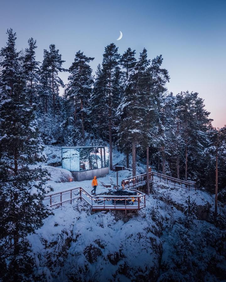 The Wonderinn Mirrored Glass Cabin - Wonderinn Delta Hektner المظهر الخارجي الصورة